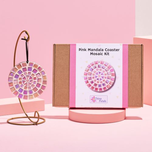 Pink Mandala/Coaster Mosaic Kit