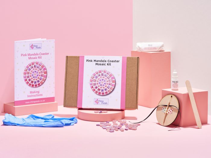 Pink Mandala/Coaster Mosaic Kit