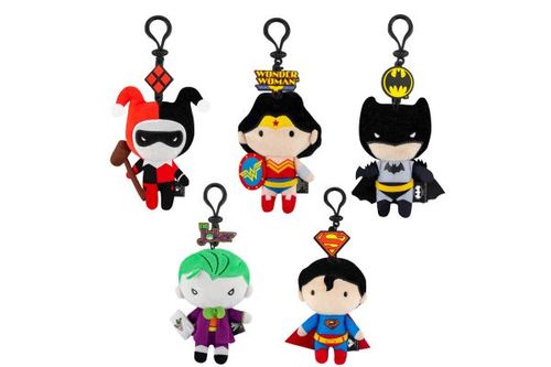 DC Characters Plush Keyring