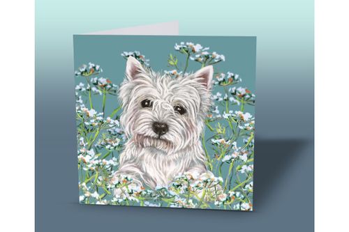 Westie Greeting Card