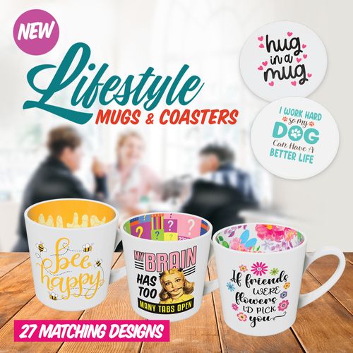 Lifestyle Mugs and Coasters