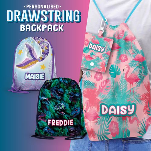 Personalised Drawstring Backpack