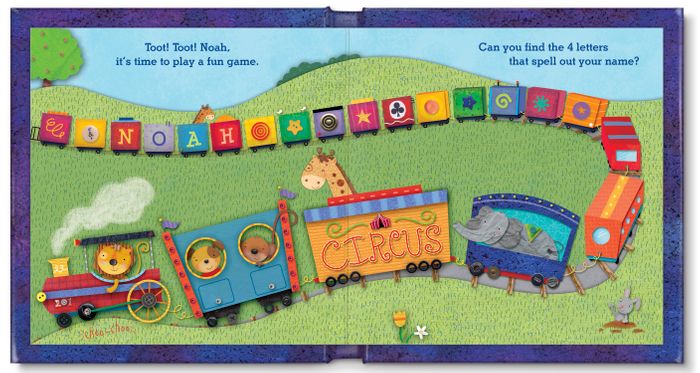 1-2-3 Blast Off With Me Personalised Board Book