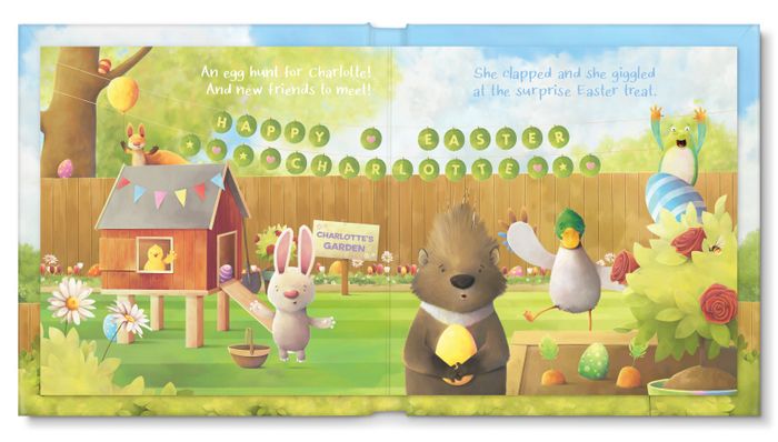 My Surprise Easter Egg Hunt Personalised Board Book