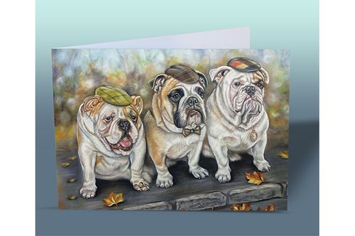 English Bulldogs Card