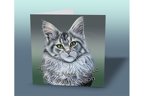 Maine Coon Quote Card