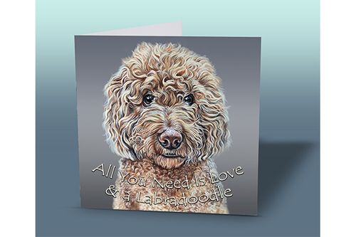 Labradoodle Quote Card