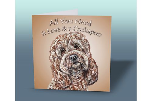 Cockapoo Quote Greeting Card