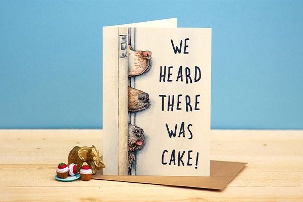 Heard There Was Cake Birthday Card