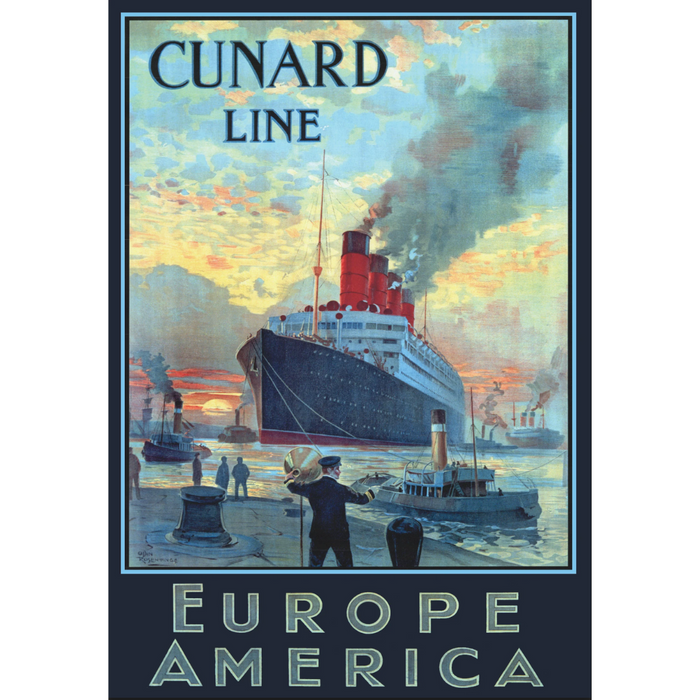 Vintage Poster Cunard