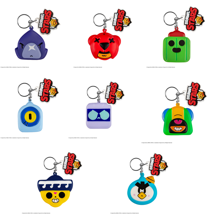 Brawl Stars Squishy Keychain