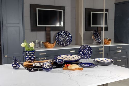 Signature Blue & White Fish