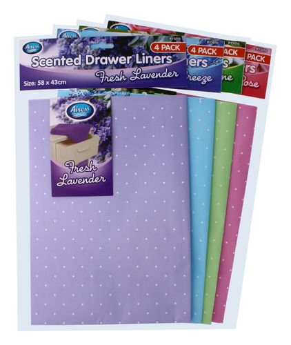 SCENTED DRAWER LINERS 4 PACK