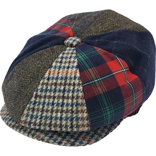 Patchwork Eight Panel Newsboy Cap