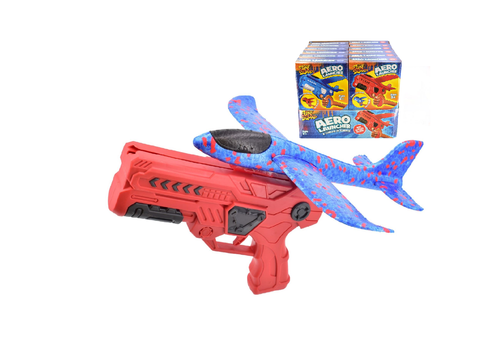 Foam Aeroplane & Gun launcher toy set