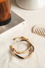 Horn Hoop Earrings