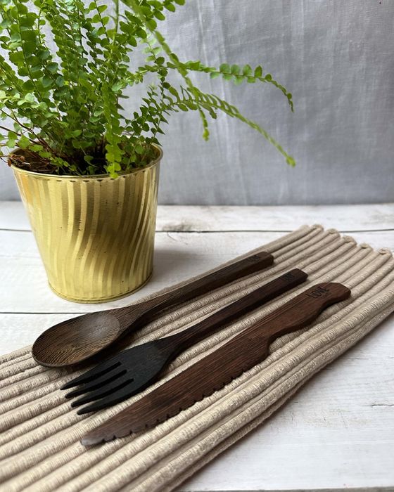 Ebony Cutlery