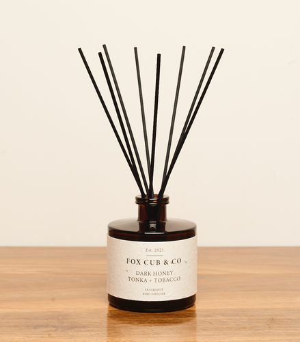 Dark Honey, Tonka + Tobacco Reed Diffuser