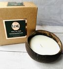 Coconut Shell Tea Light Holders and Sustainable Soy Wax Coconut Candle
