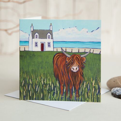 Highland Coo - Card