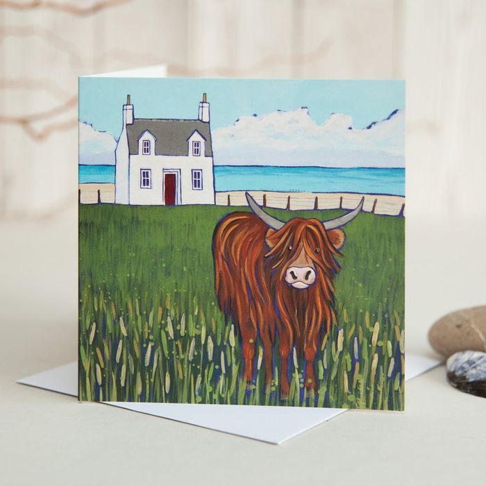 Highland Coo Card Spring Fair 2025