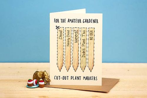 Amateur Gardener Greeting Card