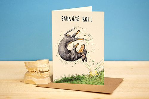 Sausage Roll Greeting Card