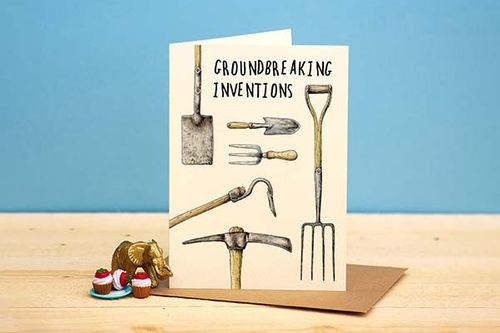 Groundbreaking inventions Greeting Card
