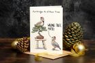 Partridge in a Bonsai Tree Christmas Card