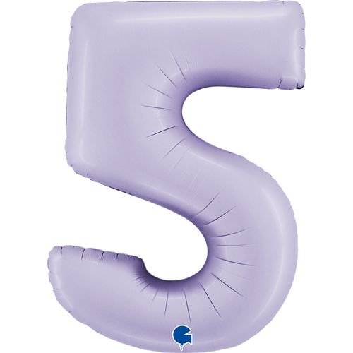Numbers Satin Lilac