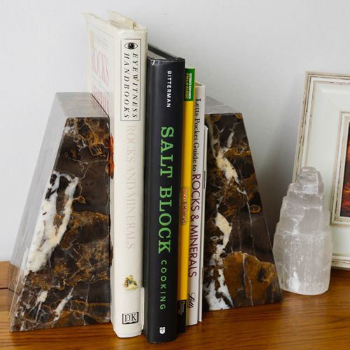 Marble Bookends