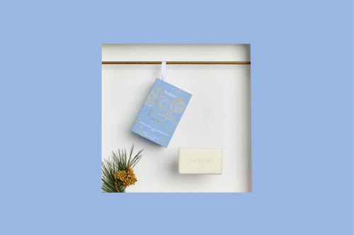 Soap Book Hanging - Blue W/Y/A/W/Christmas - Xmas Baubles - 1 x 200gm soap