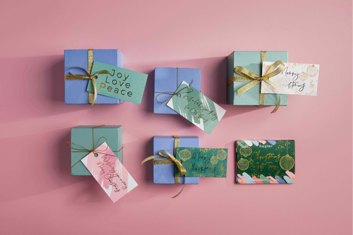Gift Tags - Green Baubles - Gift pack of 10 cards