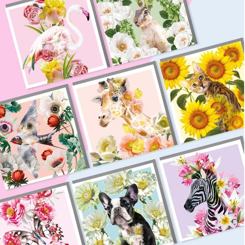 Full Bloom Greeting Cards