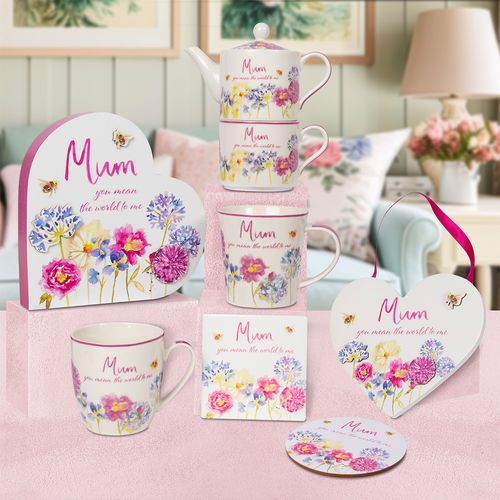 Grand Plateau En Mélamine - Fleurs Sauvages Par Rice