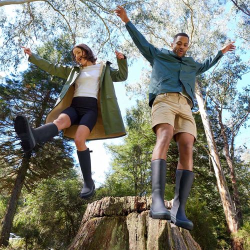 Fergie // Black Tall Wellington Boot
