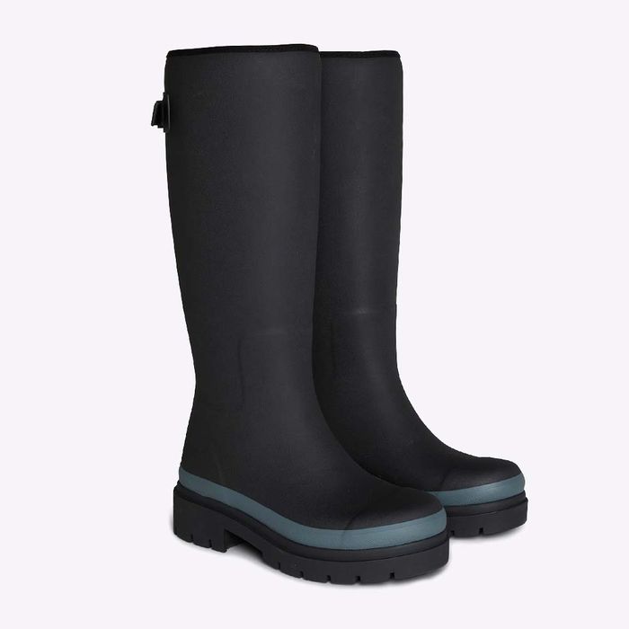 Fergie // Black Tall Wellington Boot