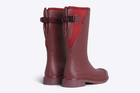 Darcy // Beetroot & Red Mid-Calf Wellington Boot
