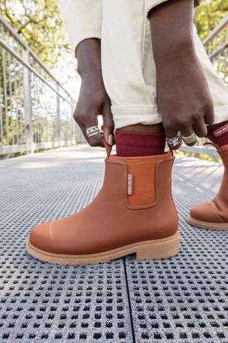 Bobbi // Rust Ankle Wellington Boot