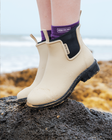 Bobbi // Sand Ankle Wellington Boot