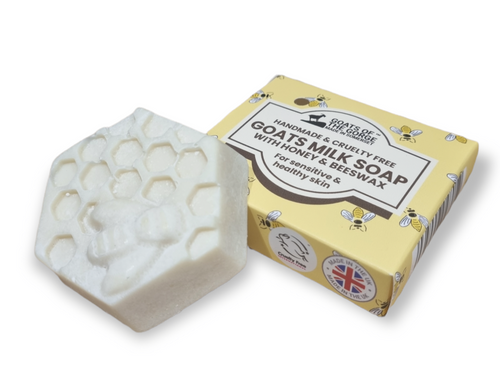 Goats milk soap bar- 90g e (Honey & Beeswax)