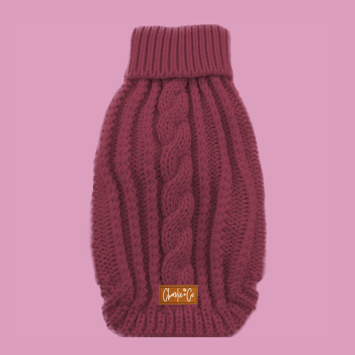 Cable Knit Dog Jumpers