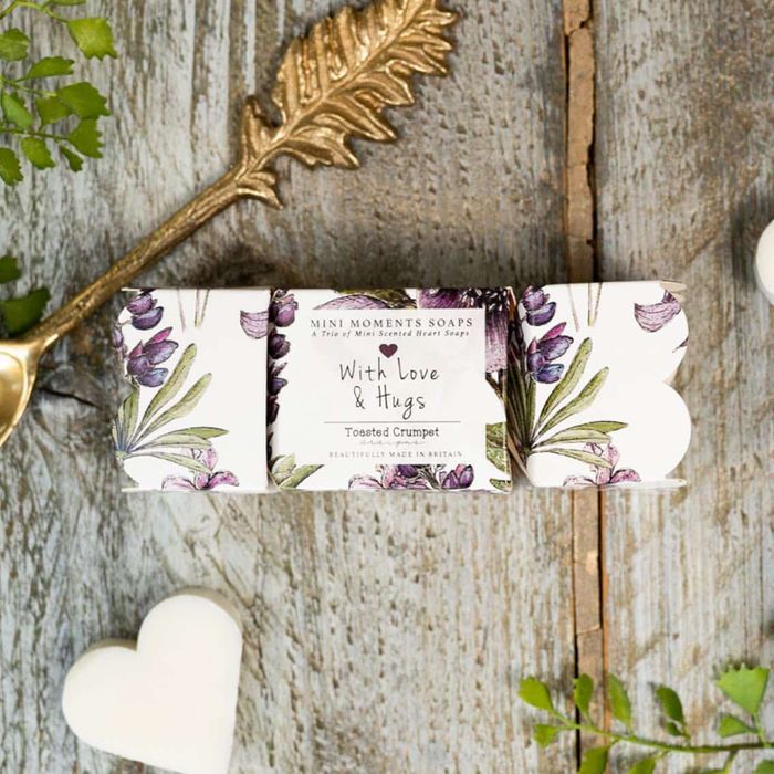 NEW! Everyday Boxed Trio of Heart Shaped Soaps