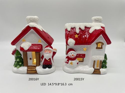 Ceramic Christmas Decoration with LED light