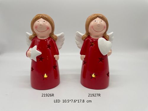Ceramic Christmas Decoration with LED light
