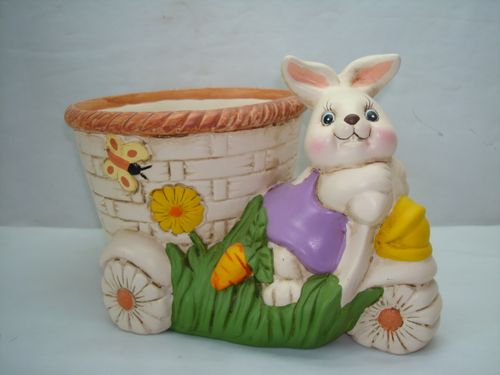 Ceramic Easter Pot