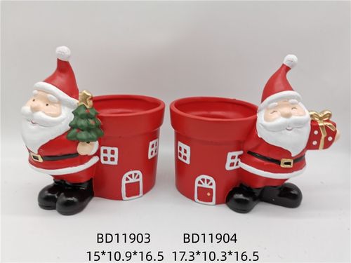 Ceramic Christmas pots