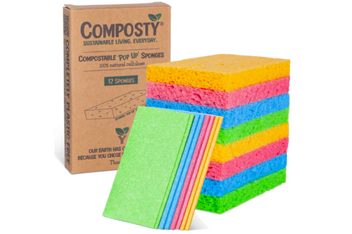 Composty® | Magic 'Pop-Up' Eco Sponges | Compostable | Sustainable | Plastic Free