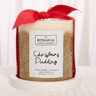 Christmas Pudding Medium Luxury Botanical Candle - Apple, Cherry and Vanilla