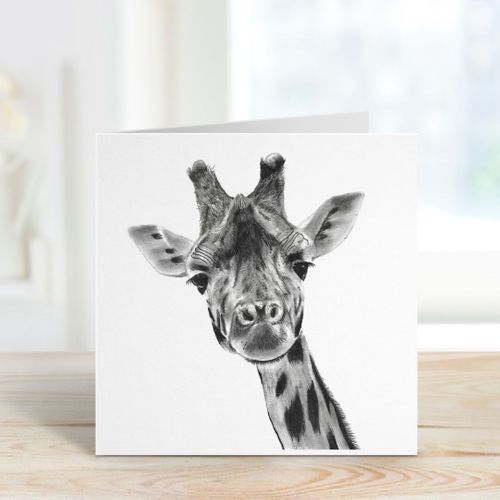 Maya the Giraffe Greeting Card